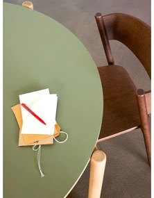 Кръгла трапезна маса от масивен дъб ø 115 cm Oblique – Hübsch