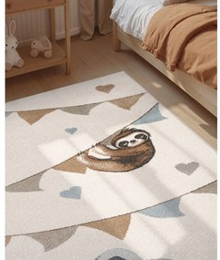 Кремав детски килим 120x170 cm Walk like an Elephant Rainbow Party – Villeroy&amp;Boch