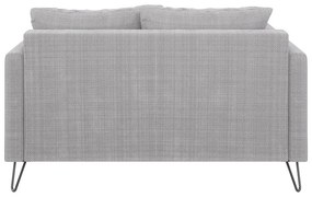 Светлосив шенилов диван 140 cm Freya – Ropez