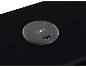 Черна работна маса New Haven - Støraa