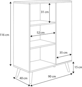 Библиотечка Funky-Leuko - Sonoma