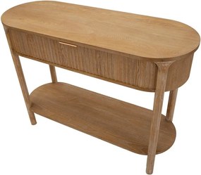 Конзолна маса от масивна ела в естествен цвят 40x110 cm Gothenburg – Mauro Ferretti