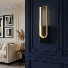 Аплик LED APP1782-W Brush Gold/Black