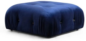 Tuffet Bubble Pouffe - Velvet Синьо