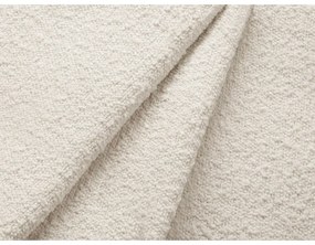 Бежов разтегателен ъглов диван с място за съхранение от прежда с примки от букле (десен ъгъл) Kyoto – Cosmopolitan Design