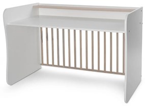LORELLI Classic Трансформиращо се легло-люлка 190/72 см. MINI MAX БЯЛО/СВЕТЪЛ ДЪБ