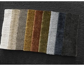 Черен шенилов ъглов диван (десен ъгъл) Leonore – Bobochic Paris