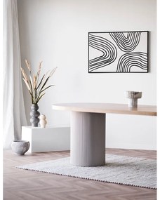 Трапезна маса с ясенов плот 100x220 cm Solva – House Nordic