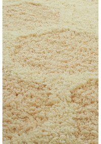 Ръчно изработен памучен килим подходящ за пране в цвят жълта охра 140x200 cm Sweet Honey – Lorena Canals