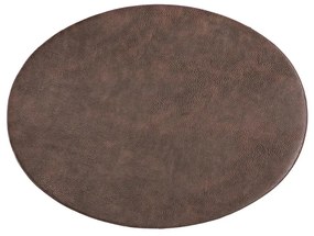 Тъмнокафява подложка от изкуствена кожа , 33 x 45 cm Troja - ZicZac