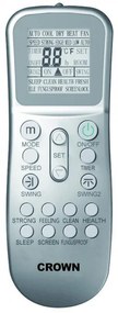 Инверторен климатик Crown CIT-09FO62AS, 9000 BTU, А++, Карбонов и сребърен филтър, Самопочистване, Саморазмразяване, Бял