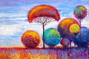 Картина на платно – Есенна гора
