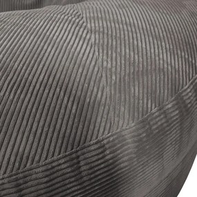 Пуф от рипсено кадифе в цвят горчица Roll 190 – SLOWDOWN