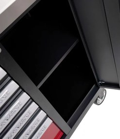 Работническа количка за инструменти 299бр - 7 чекмеджета + шкаф KD1068