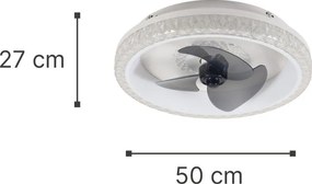 Вентилатор на тавана със светлина Chilko InLight 1010003-Gkri