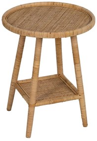 Ратанова кръгла странична масичка ø 45 cm – Ixia