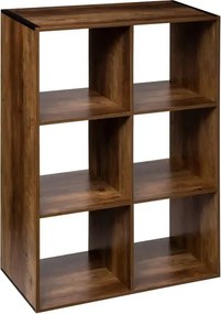 Рафт 5five Mix'n Modul Industrial, 6 отделения, Дърво