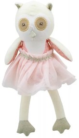 The Puppet Company - Парцалена кукла Бухал с пачка в бежово и розово, серия Танцьорите на Wilberry, 30см.