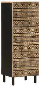 4018657 vidaXL Висок шкаф 40x33,5x110 см грубо мангово дърво масив