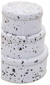 Метални кутии в комплект 3 бр. за торти Speckled – Premier Housewares