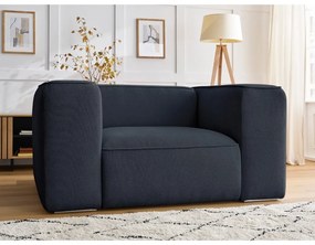 Тъмносиньо кресло Zephyr – Bobochic Paris