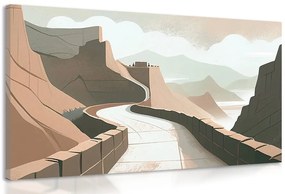 Картина на платно – Световноизвестната Китайска стена