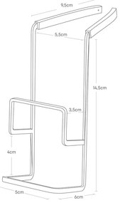 Висяща метална поставка за гъба Tower – YAMAZAKI