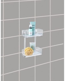 Самоносеща двуетажна етажерка Vacuum-Loc, 14 x 25,5 cm - Wenko