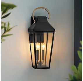 Hinkley HK-DAWSON-L - Външно стенно осветително тяло DAWSON L 2xE14/40W/230V IP44