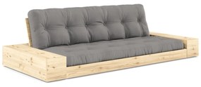 Сив разтегателен диван 244 cm Base – Karup Design