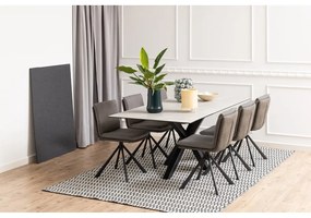 Сив трапезен стол Flynn - Actona