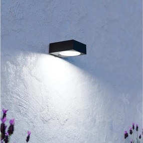 Eglo 901914-LED Соларно осветително тяло със сензор DARFANO LED/6,5W/3,7V 2000mAh черно