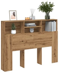 856869 vidaXL Шкаф за табла Artisan Oak 140x19x103,5 cm