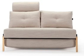 Пясъчно сив разтегателен диван, 96 x 167 cm Innovation Cubed Wood Linen Sand Grey