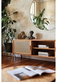 Масичка за телевизор от дъб 204x64 cm Pola - The Beds