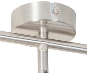 Модерна таванна лампа стомана 3-светлина регулируема - Jeana