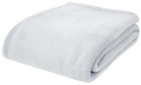 Светлосиво покривало за легло от микроплюш 200x240 cm Raschel – Catherine Lansfield