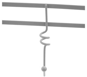 Сив метален стелаж за врата 46 cm Jaxen – Premier Housewares