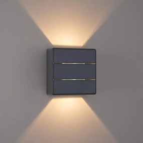 Brilagi -LED Външно стенно осветително тяло DOUBLERAY LINE LED/6W/230V антрацит IP54