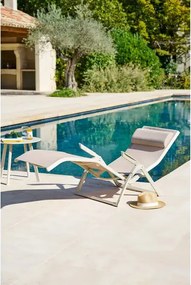 Сгъваем шезлонг Hesperide Decima, Алуминий - Маслина/Графит