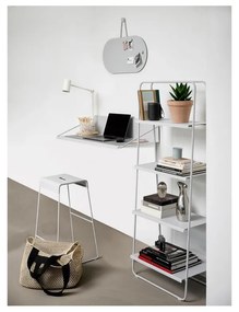 Светлосив метален бар стол A-Stool – Zone