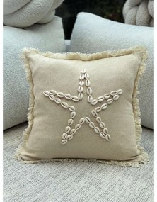 Памучна калъфка за възглавница 43x43 cm Seashells – Mioli Decor