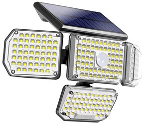 Immax 08499L - LED соларен стенен фенер с сензор LED/5W/5,5V IP44