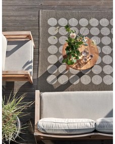 Кафява и бежова пътека за открито и закрито 70x160 cm Hugo Walnut Linen – Pappelina