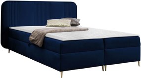 Облечено легло Fandy-Синьо-180 x 200