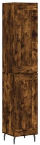 3200470 vidaXL Висок шкаф, опушен дъб, 34,5x34x180 см, инженерно дърво