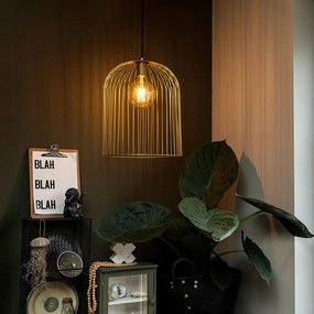 Дизайнерски висящ аплик златен - Wire Knock