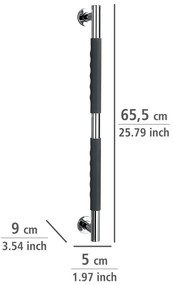 Стенен парапет за баня от неръждаема стомана Secura – Wenko