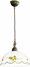 Kolarz 731.30.111 - Подвесна лампа на кабел NONNA 1xE27/75W/230V Ø 30 см винен цвят