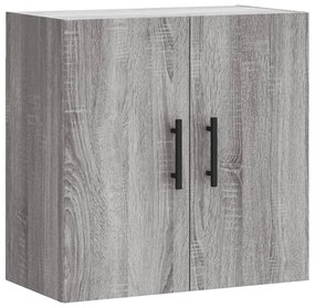 829994 vidaXL Стенен шкаф, сив сонома, 60x31x60 см, инженерно дърво